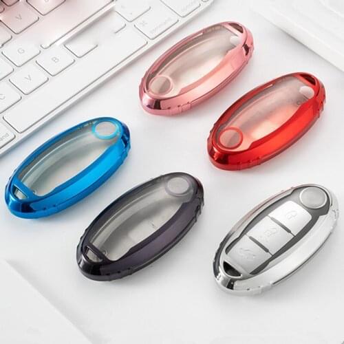 TPU Car Remote Key Full Cover Case Fob For Infiniti Q50 Q60 Q70 QX50 QX60 QX70 Nissan Qashqai Juke J10 J11 X-Trail T32