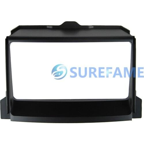 Free shipping Double Din Car Fascia Panel for Toyota 2010 Prado Dash Kits Stereo Adapter CD Trim Mount DVD Kit Facia Cover