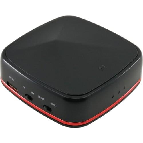 Bluetooth 5.0 Audio Receiver Transmitter APTX HD CSR8675 Wireless Audio Adapter with AUX/SPDIF for TV Speakers Headphones