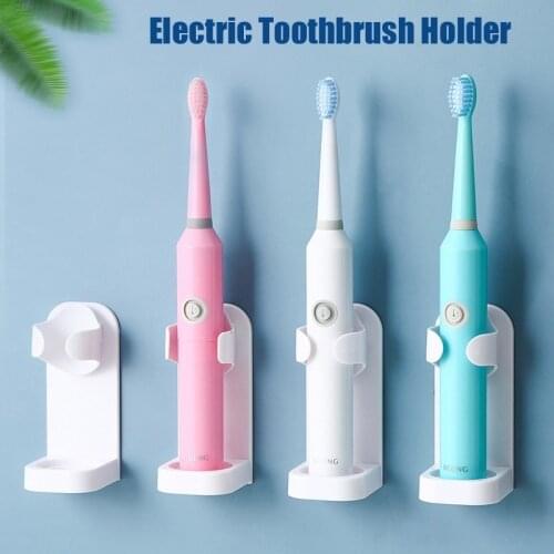 Electric Toothbrush Holder Creative Traceless Stand Rack Multifunctional Organizer Wall-Mounted Toothbrush Toothpaste Holder