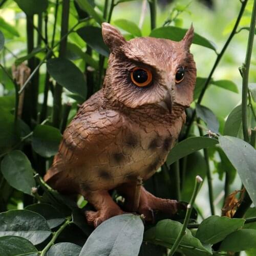 Realistic Owl Bird Wild Animal Action Figure PVC Model Craft Kids Educational Toys for Children Gift