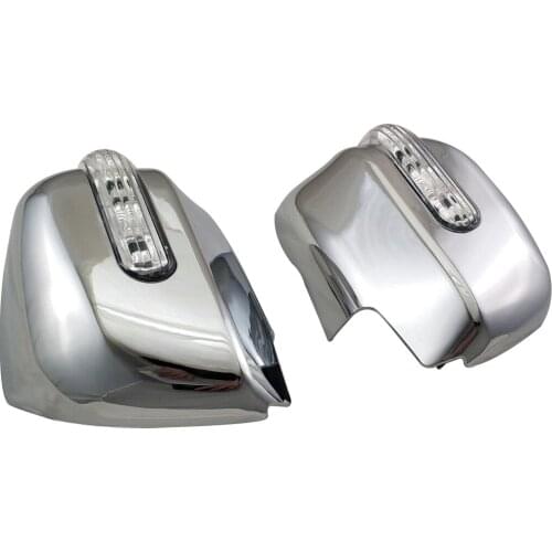 Car Side Rearview Mirror Cover Cap Trim With LED Light Fit For Toyota Highlander SUV 2001 2002 2003-2007 North America model