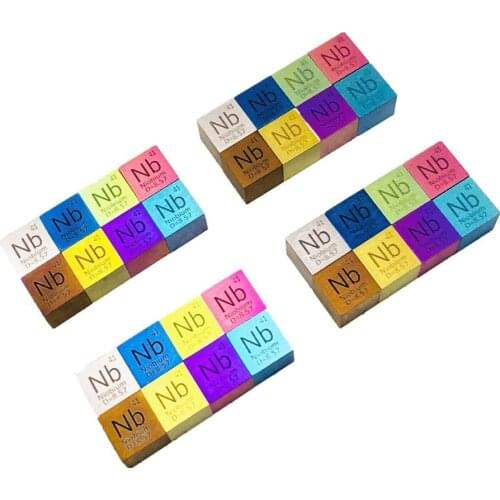 Niobium Metal 10mm Density Cube 99.95% Pure for Element Collection