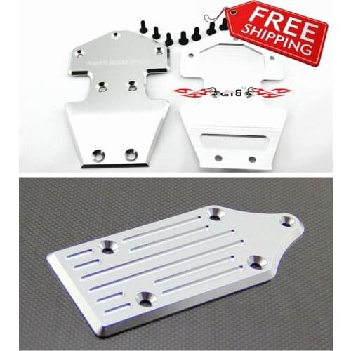 GTB front + Rear skid plate chassis proteciton armor for Losi 5ive T 1/5 rc car gas 2pcs