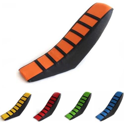 Pro Ribbed Red Gripper Soft Seat Cover For Honda CRF250R 04-09 CRF450R 03-08 CRF250X CRF450X Motorcycle Enduro Offroad