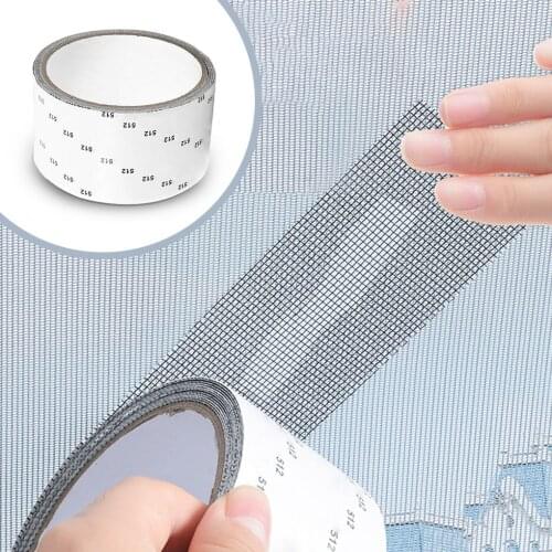 Window Netting Anti-mosquito Repair Patch Tape Summer Screen Window Door Mosquito Netting Patch Repair Broken Hole Home Tools