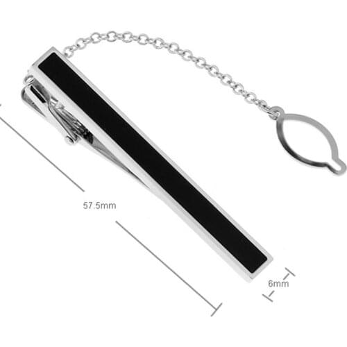 Silver necktie clips Custom Fashion Gentleman Gift Men tie clasp ties slide