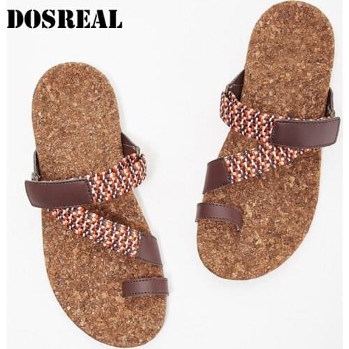 DOSREAL Fashion Women Slippers Summer Outdoor LightWeight Beach Flat Flip-flop Non-slip Basic ClipToe Korean Style Women Sandals