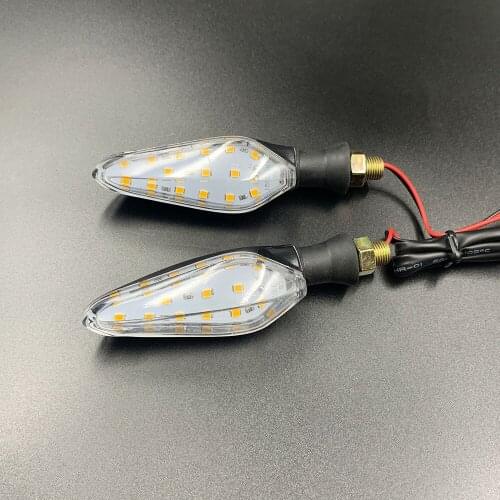 FYSD High Quality Motorcycle Led Turn Signals One Pair For Honda Yamaha Kawasaki Suzuki Scooter Dirt Bike Ktm