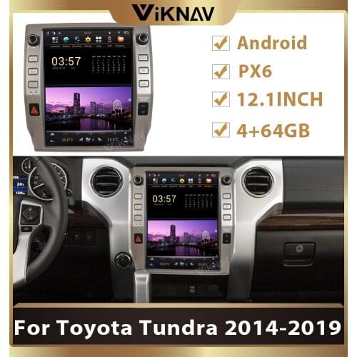 Telsa 12.1 inch Android Car Radio For Toyota Tundra 2014-2019 Car Multimedia Player Auto Stereo Gps Navigation PX6 Carplay 2din