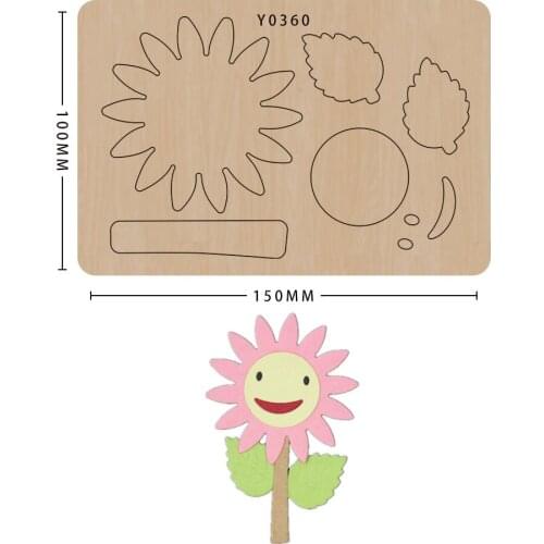 Diy Craft Flower Cutting Dies Wood Scrapbooking Leather Tools Non-woven Cutting Suitable For Common Big Shot And Sizzix Machines