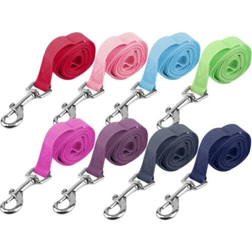 ANGRLY 120*2cm Nylon Lead Leash Recall Pet Dog Puppy Long Training Obedience Multi-function Leash Dog Pet Rope Adjustable