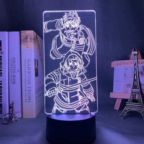 Anime Led Night Light Fire Force for Bedroom Decor Gift Colorful Nightlight Manga 3d Lamp Fire Force