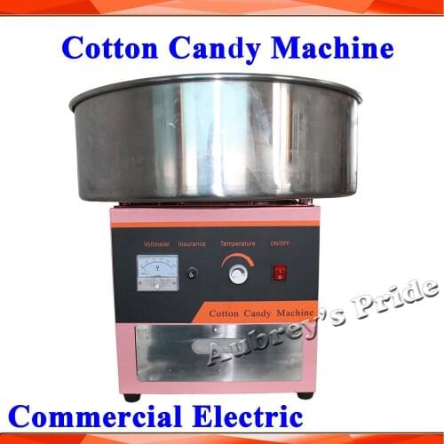 Free Shipping Brand New Large Comercial 20" Electric 220V/110V Cotton Candy Flossy Maker Machine Desktop