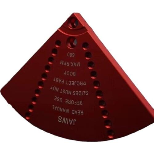 Large jaw Chuck of large flat woodworking lathe