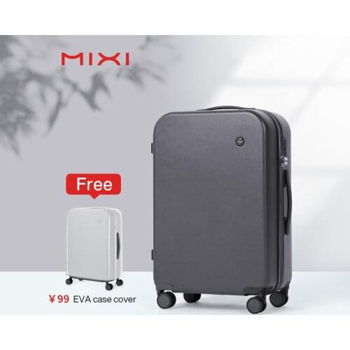 Mixi Patent Design Travel Suitcase Men Women Trolley Case PC Rolling Luggage Spinner Wheels TSA Lock Free Cover