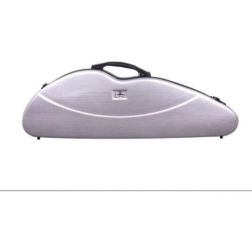 Gray color violin case 4/4 Composite materials Weight-bearing 150kg Two code lock