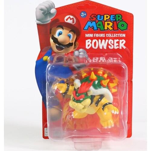 Super Mario Bros Bowser PVC Action Figure Collection Model Toy Doll 3.5" 9CM