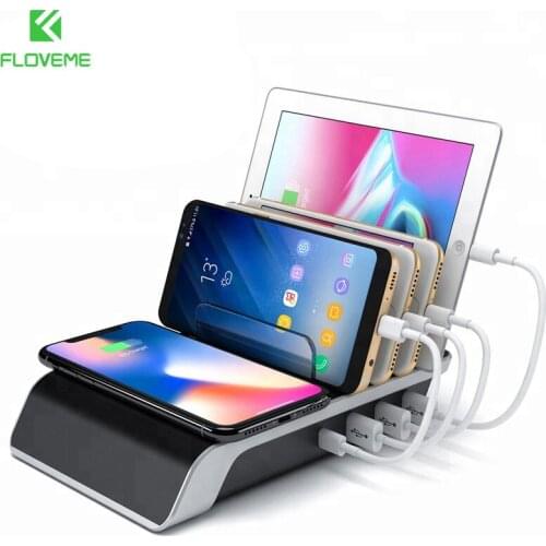FLOVEME Desktop Wireless Chargers For Mobile Phones