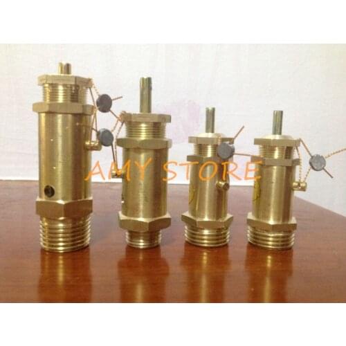 1PCS 1/8" 1/4" 3/8" 1/2" 3/4" 1" BSPT Male Threaded Air Pressure Relief Valve for Air Compressor Steam Boiler