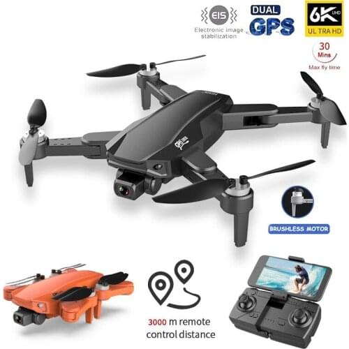 S608 Pro GPS Drone 6K Dual HD Camera Professional Aerial WIFI FPV Brushless Motor RC Foldable Quadcopter RC Distance 3KM Toy