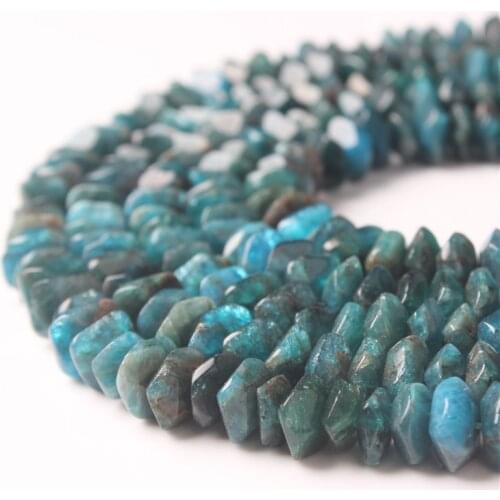 Lingxiang natural crystal natural gem apatite round loose bead space bead jewelry making fashion jewelry DIY handmade B