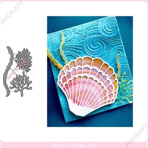 Seaweed Metal Cutting Dies for DIY Scrapbooking Photo Album Decorative Embossing PaperCard Crafts Die 2021