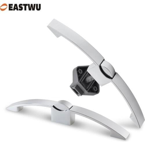 Small Camber Push Button Lock Latch Zinc Alloy Nylon Caravan RV Marine Boat P08-128