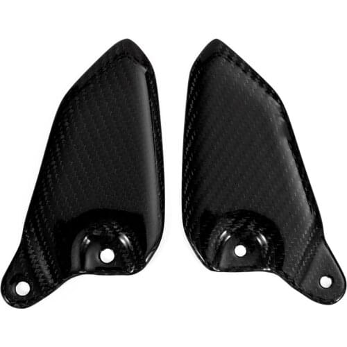 New 100% Carbon Fiber Motorcycle Heel Guards Plates (Replacement) For Kawasaki Z900RS z900 rs 2018 2019 Gloss/Matt