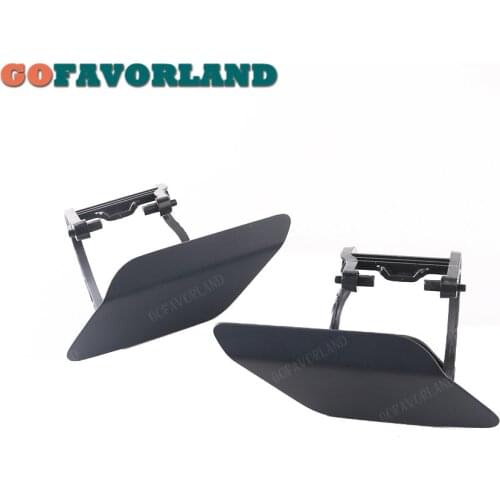 Pair LH RH Front Headlight Washer Nozzle Cover Random Color L R 2128600108 2128600208 For Mercedes-Benz W212 E200 E500 E350 2009