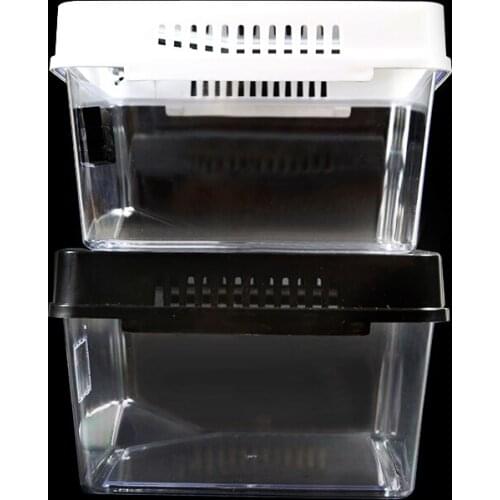 Plastic Container Reptile Feeding Box Spider Scorpion Insect Terrarium Breeding Box