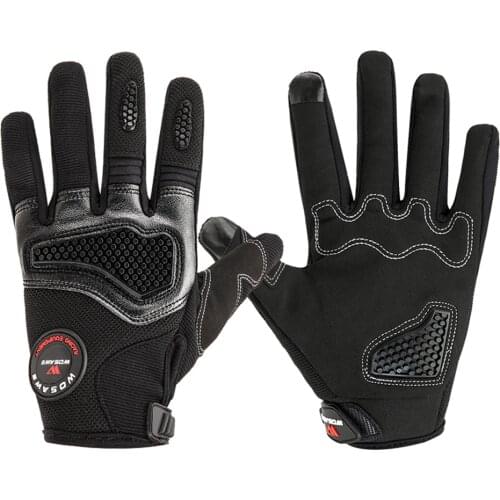 Cycling Gloves Full Finger Bike Gloves Unisex Outdoor Touch Screen Motorcycle Gloves Mittens - Non- & Durable
