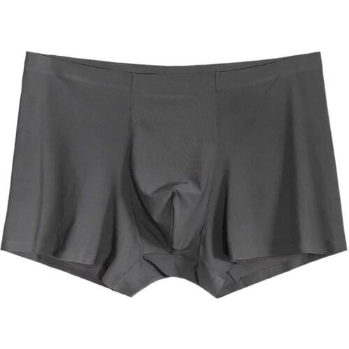 1 PCS/LOT Sexy Men Male Underwear Mens Boxer Underwear Comfortable Panties Nylon Man Underwear Boxer Underpants FX014