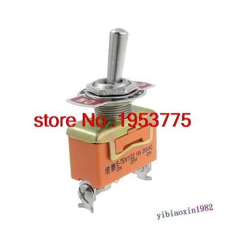10pcs AC 250V 15A Amps on/off/on 3 Position SPDT Toggle Switch