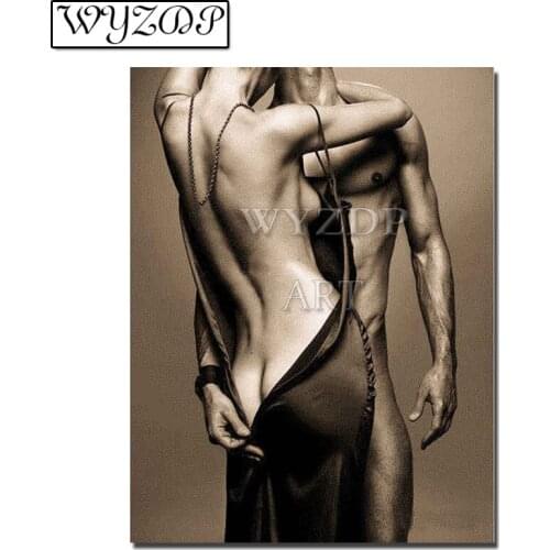 5D Diamond painting Lovers Picture Full Square/Round Diamond Embroidery Resin Mosaic Cross stitch Kits Home decor WYZ191109