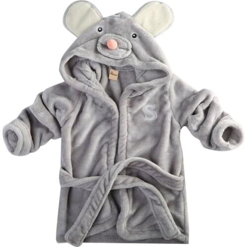 2018 New Baby Kids Hooded Animal Modeling Cloak Long Sleeve Baby Bathrobe Cartoon infant bath towel