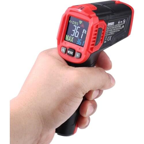 Digital Infrared Thermometer Handheld Temperature Meter Indicator Gun Laser Thermometer Pyrometer Touchless HABOTEST HT650A