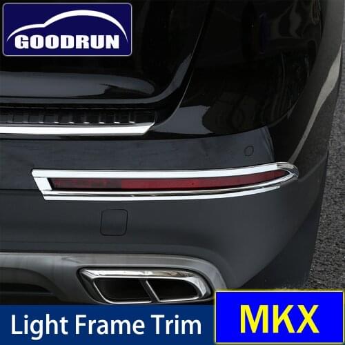 For Lincoln MKX Modification Accessories Rear Fog Lamp Brake Light Front Wheel Side Lamp Decorative Light Frame Trim Cover