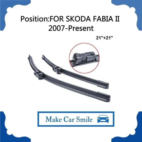 For Skoda Fabia II 2007-Present Natural Rubber Bracketless