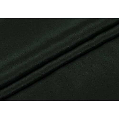 Howmay 100% pure silk fabric crepe de chine 30m/m 45" 130gsm 114cm CDC dark military green 51# for sewing dress or DIY handmade