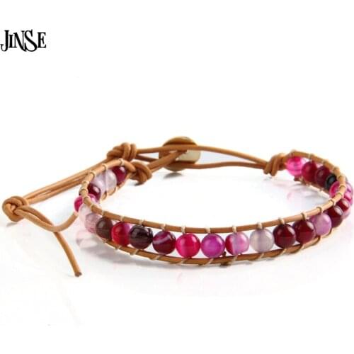 JINSE Pink Bracelets