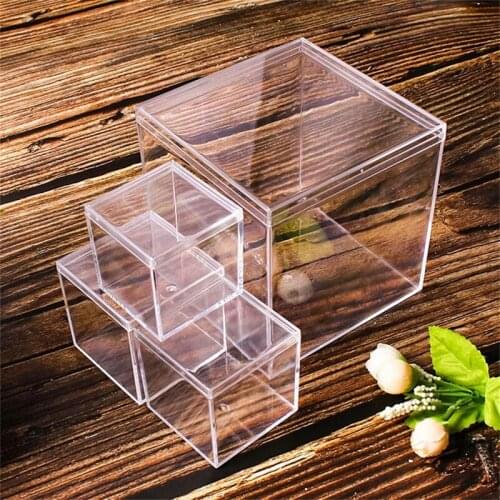 Storage Thicken Box Plastic Box Rectangular Transparent Display Boxes for Insect Shell Specimen Collection Accessories Supplies