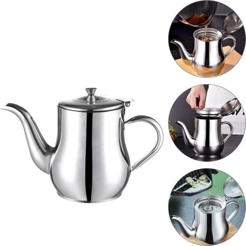 Stainless Steel Oil Strainer Pot Grease Can Oil Storage Container with Fine Mesh Strainer Dust Proof Lid