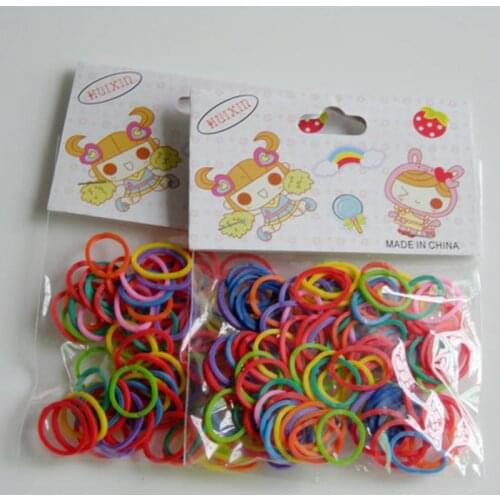 100pcs/Bag Newest Colorful Pet Beauty Supplies Dog Grooming Rubber Band Pet Hair Product Hairpin Hair Accessories
