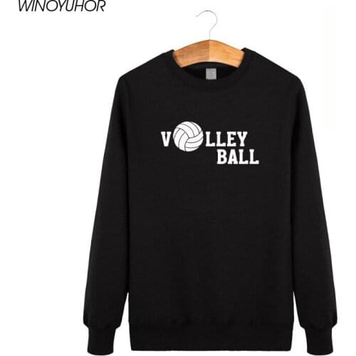 New Winter Playing Volleyball Hoodies Men Custom Pattern Long Sleeve Sweatshirts Male Sporting Tracksuits Printed Pullovers