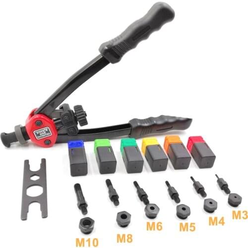 Manual Riveting Gun tool BT-605 Hand Rivet Nut Hitter M3 M4 M5 M6 M8 M10 Hand Insert Rivet Nut Tool