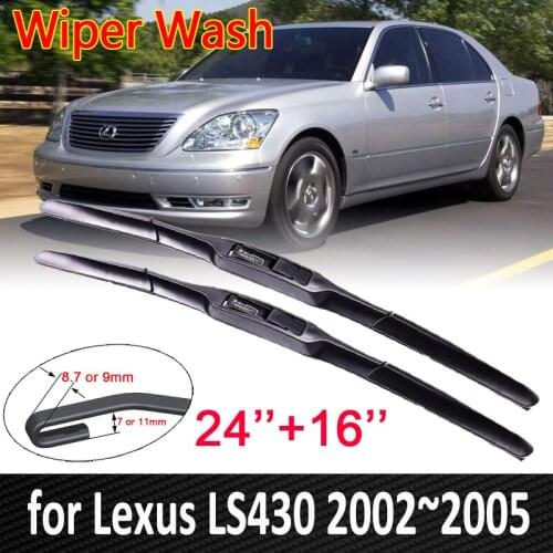 Car Wiper Blades for Lexus LS XF30 LS430 2001~2006 2002 2003 2004 2005 Front Windscreen Windshield Wipers Brushes Accessories
