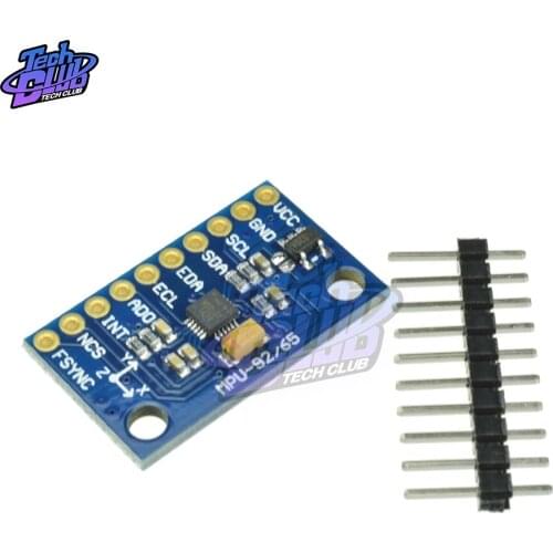 MPU-9255 MPU9255 Three-Axis Gyroscope+Accelerator+Magnetometer Sensor Board Module IIC/I2C GY-9255 3-5V Power