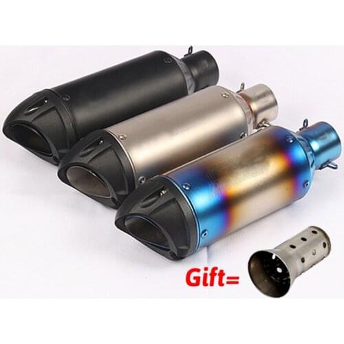 51MM Universal Motorcycle Exhaust project Muffler with DB killer Escape Moto Dirt Bike Scooter