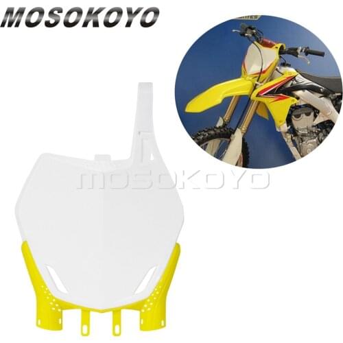 1x Dirt Bike Motocross Front Number Plate Universal For Honda Yamaha Suzuki DRZ400S/M RM-Z RM DR-Z DR 85/125/250/400/450 Enduro
